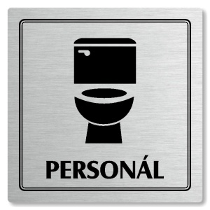 Piktogram WC personál